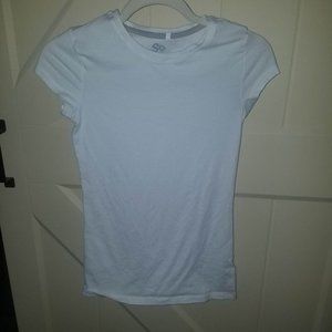 SO Tshirt  T Shirt Tee Fitted Scoop Neck Tops Size M Med Juniors